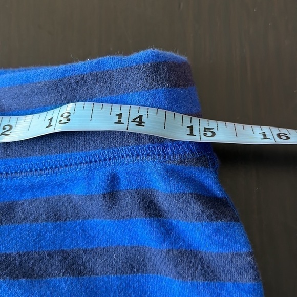 EUC, OLD NAVY, Blue Black Stripes, Pencil, Skirt, Size SP, Stretch, Cotton Blend - Picture 7 of 9